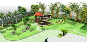 Thi công sân vườn giá rẻ