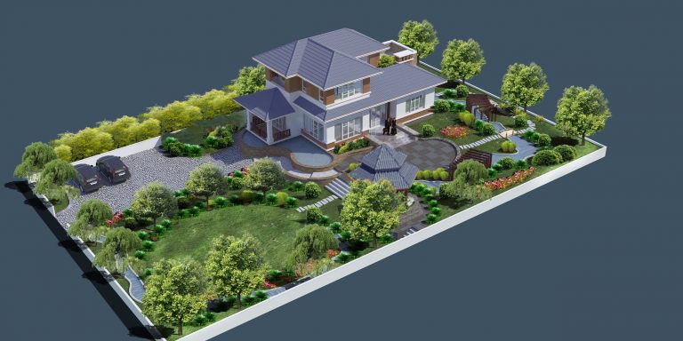 thi công sân vườn biệt thự tại TP.HCM