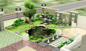 Thiết kế thi công sân vườn tại Thủ Đức