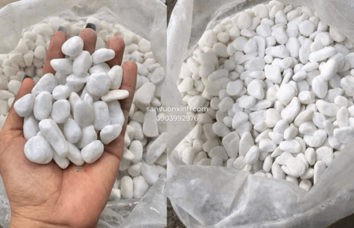 Sỏi cuội trắng giá rẻ