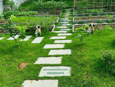 đá lát lối đi, đá lát sân vườn