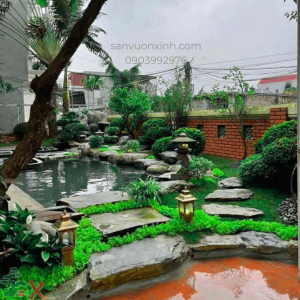 thiết kế thi công sân vườn tại Bình Dương