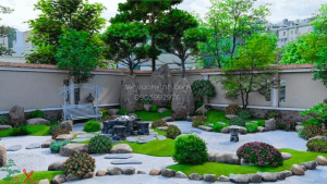 thiết kế thi công sân vườn tại Long An
