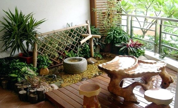 Thi công tiểu cảnh sân tại Củ Chi