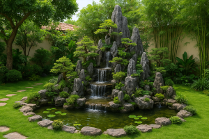 Thi công hòn non bộ giá rẻ tại Bình Dương