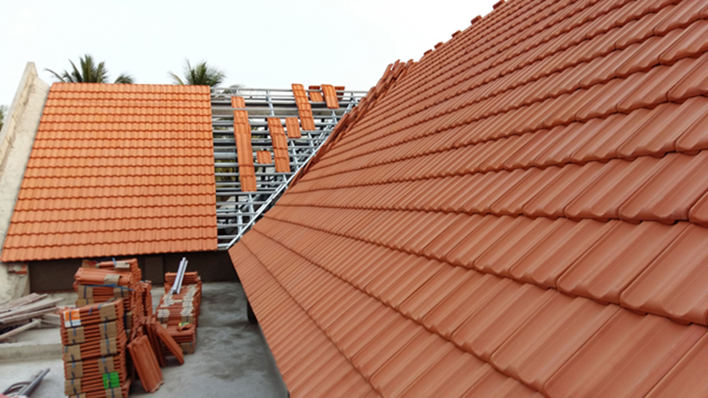 Thi công ngói lợp tại Quận 7