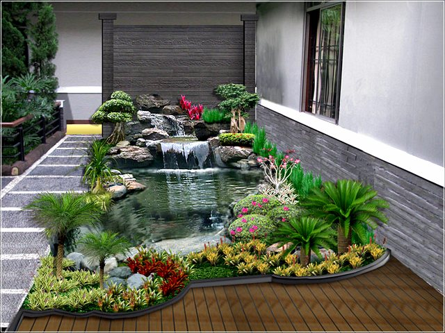 Thiết kế thi công thác nước tiểu cảnh tại Quận 2