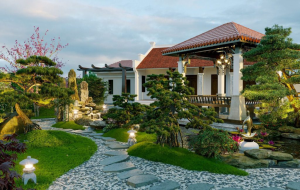 Thiết kế thi công sân vườn biệt thự tại Bình Thạnh