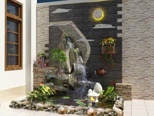 Thiết kế thi công thác nước tại Quận 7