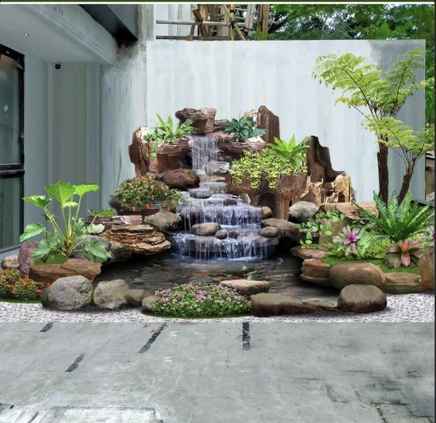 Thiết kế thi công hòn non bộ tại Bình Tân